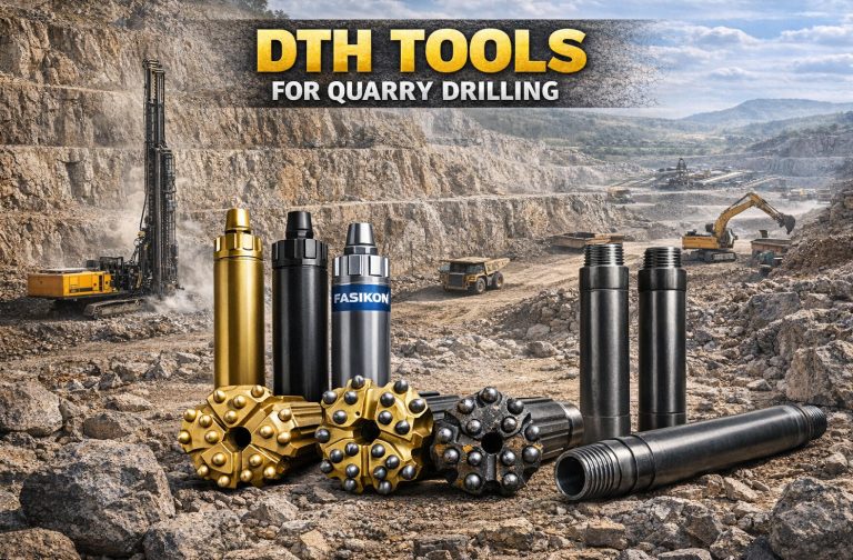 🪨 DTH Tools for Quarry Drilling — Built for Efficiency and Durability